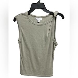 #2969 NWT TOPSHOP Light Green Ribbed Tank